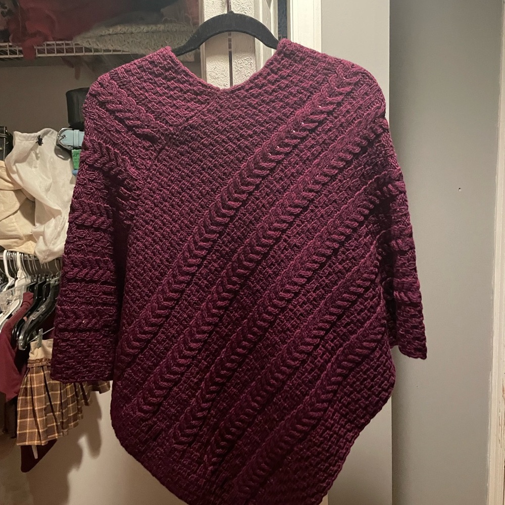 Handmade Women’s Wool Poncho